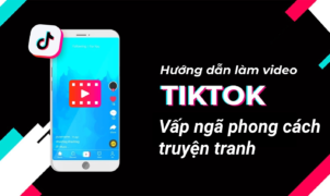 tiktok vấp ngã kiểu truyện tranh